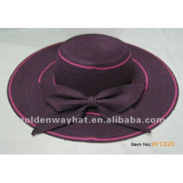 Sombrero de moda de la playa de la paja del verano d